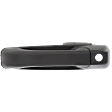 Front, Driver Side Textured Black Exterior Door Handle, With Key Hole