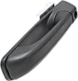 Front, Driver Side Textured Black Exterior Door Handle, With Key Hole