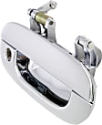 Front, Passenger Side Chrome Exterior Door Handle, With Key Hole