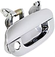 Front, Passenger Side Chrome Exterior Door Handle, With Key Hole