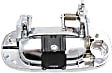 Front, Passenger Side Chrome Exterior Door Handle, With Key Hole