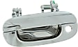 Front, Driver Side Chrome Exterior Door Handle, With Key Hole