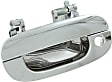 Front, Driver Side Chrome Exterior Door Handle, With Key Hole