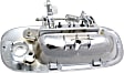 Front, Driver Side Chrome Exterior Door Handle, With Key Hole
