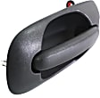 Front, Driver Side Textured Black Exterior Door Handle, With Key Hole