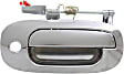Front, Passenger Side Chrome Exterior Door Handle, With Key Hole