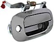 Front, Passenger Side Chrome Exterior Door Handle, With Key Hole