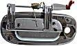Front, Passenger Side Chrome Exterior Door Handle, With Key Hole