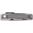 Front, Passenger Side Chrome Exterior Door Handle, With Key Hole
