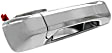 Front Or Rear, Passenger Side Chrome Exterior Door Handle, Without Key Hole