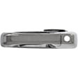 Front, Driver Side Chrome Exterior Door Handle, With Key Hole