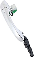 Front, Passenger Side Exterior Door Handle, Chrome, Without Key Hole, With Keyless System