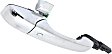 Front, Passenger Side Exterior Door Handle, Chrome, Without Key Hole, With Keyless System