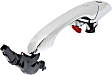 2011-2022 Dodge Durango - Front, Driver Side Exterior Door Handle, Chrome, With Key Hole, With Keyless System