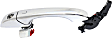 2011-2022 Dodge Durango - Front, Driver Side Exterior Door Handle, Chrome, With Key Hole, With Keyless System