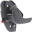 Front, Driver Side Black Interior Door Handle