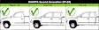 2001-2004 Dodge Dakota - Front, Driver Side Textured Black Interior Door Handle, With door lock button