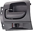2001-2004 Dodge Dakota - Front, Driver Side Textured Black Interior Door Handle, With door lock button