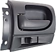 2001-2004 Dodge Dakota - Front, Driver Side Textured Black Interior Door Handle, With door lock button
