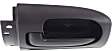2001-2004 Dodge Dakota - Front, Driver Side Textured Black Interior Door Handle, With door lock button