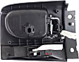2001-2004 Dodge Dakota - Front, Driver Side Textured Black Interior Door Handle, With door lock button