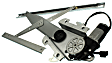 Front, Driver Side Power Window Regulator, With Motor