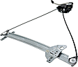 Front, Passenger Side Window Regulator, Power, With Motor