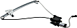 Front, Passenger Side Window Regulator, Power, With Motor