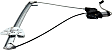 Front, Passenger Side Window Regulator, Power, With Motor
