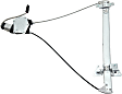 Front, Passenger Side Window Regulator, Power, With Motor