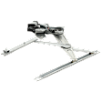 Front, Passenger Side Power Window Regulator, With Motor