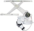 Front, Driver Side Power Window Regulator, With Motor