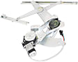 Front, Driver Side Power Window Regulator, With Motor