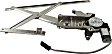 Front, Passenger Side Power Window Regulator, With Motor