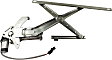 Front, Passenger Side Power Window Regulator, With Motor