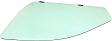 Front, Driver Side Door Glass, Green Tint, Laminated, 4-Door, Replaces NAGS Number DD10935 GTYN