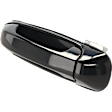 2005 Dodge Ram 1500 - Rear, Driver Side Smooth Black Exterior Door Handle, Without Key Hole