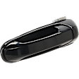 2005 Dodge Ram 1500 - Rear, Driver Side Smooth Black Exterior Door Handle, Without Key Hole