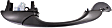 2011 Dodge Grand Caravan - Rear, Driver or Passenger Side Primed Exterior Door Handle, Without Key Hole