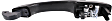2011 Dodge Grand Caravan - Rear, Driver or Passenger Side Primed Exterior Door Handle, Without Key Hole