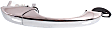 Rear, Driver or Passenger Side Chrome Exterior Door Handle, Without Key Hole