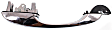 Rear, Driver or Passenger Side Chrome Exterior Door Handle, Without Key Hole