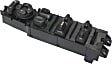 Front, Driver Side Window Switch, Black, 8-Button