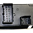 2010 Chrysler Town & Country - Front, Driver Side Window Switch, Without Power Folding Mirrors, With Power Windows, With Power Rear Windows, With Heated Mirrors, With Auto Down, Black, 10 Buttons, 9-Prong and 3-Prong Blade Male Terminals, 2 Female Connectors
