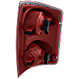 Driver Side Tail Light, with Bulb, Halogen, Clear and Red Lens