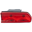 Passenger Side Tail Light, with Bulb, Halogen, Red Lens