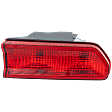 Passenger Side Tail Light, with Bulb, Halogen, Red Lens