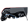 Passenger Side Tail Light, with Bulb, Halogen, Red Lens