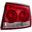 Passenger Side Tail Light, with Bulb, Halogen, Clear and Red Lens