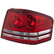 Passenger Side Tail Light, with Bulb, Halogen, Clear and Red Lens